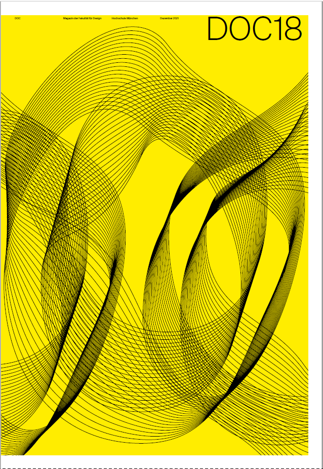 DOC18 – Magazin der Fakultät für Design, Hochschule München