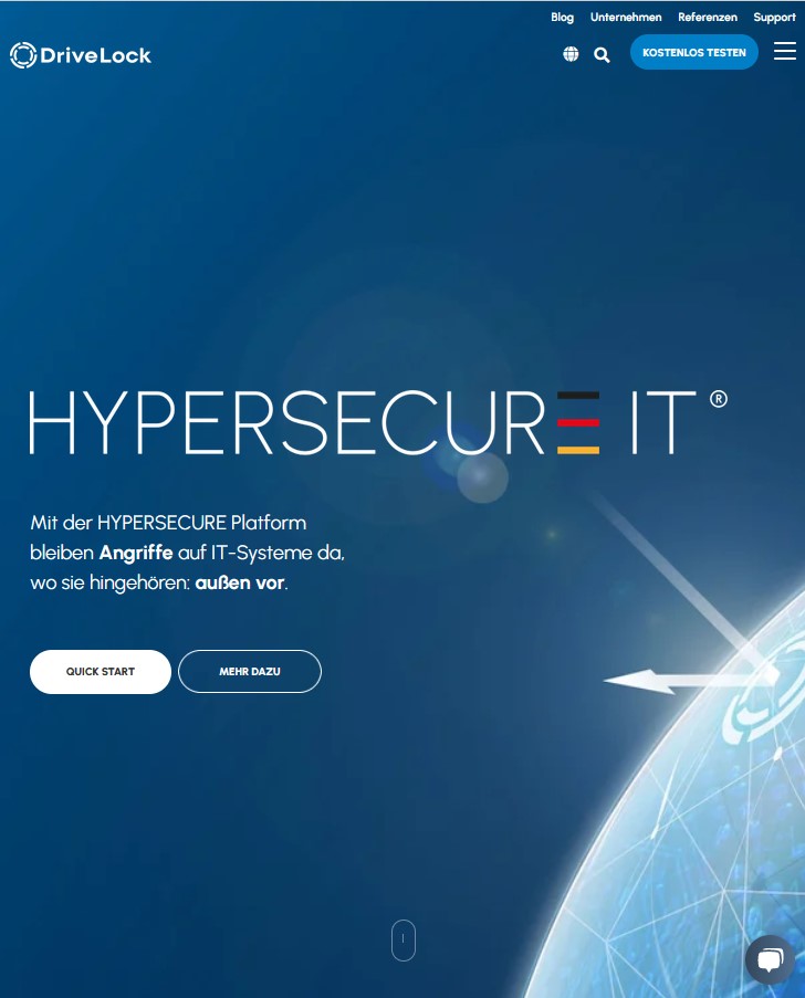 Website von DriveLock