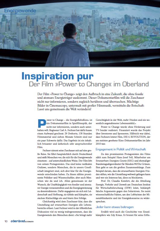 Artikel aus „Oberland alternativ“